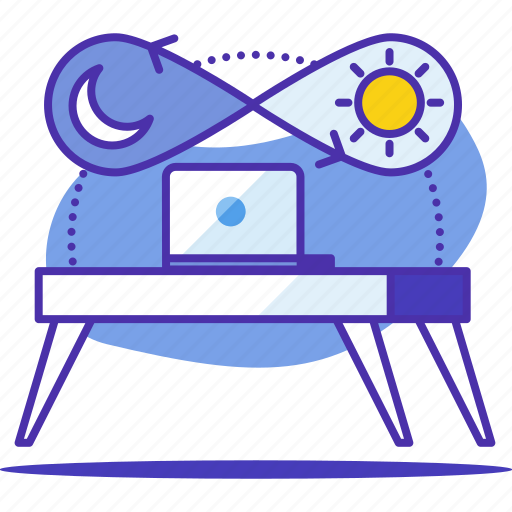Day, desk, night, productivity, routine, task icon - Download on Iconfinder