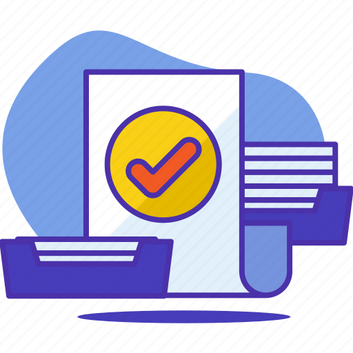 Business, done, letters, paper, productivity, task icon - Download on Iconfinder