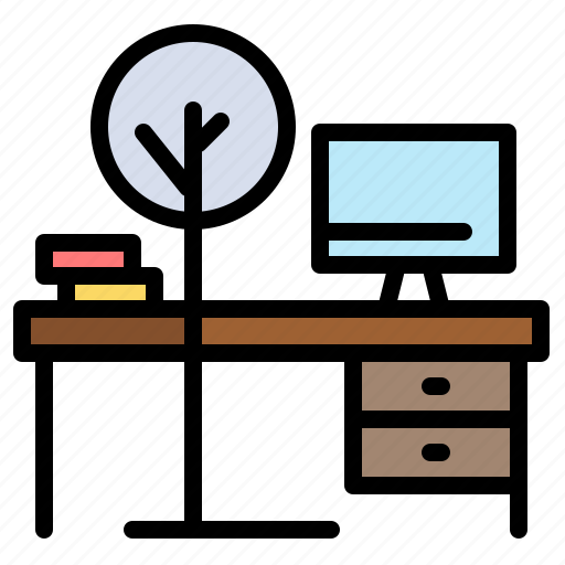 Comfort, desk, office, place, table icon - Download on Iconfinder