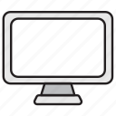 monitor, computer, screen, display, device, technology, desktop