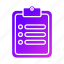 clipboard, list, task, checklist, tasks 