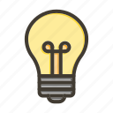 bulb, light, idea, lamp, creative