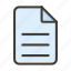 document, file, paper, data, folder 