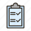 tasks, checklist, list, clipboard, document 