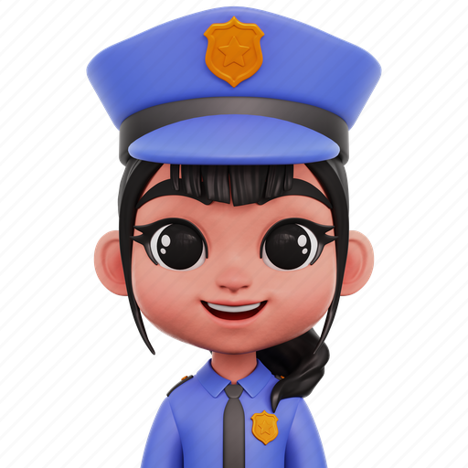 Female, police, officer, avatar, person icon - Download on Iconfinder