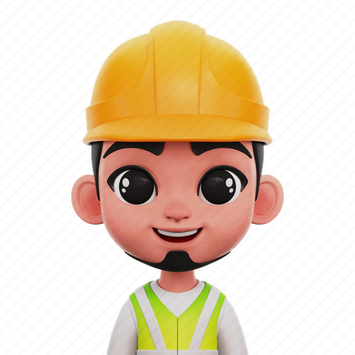 Male, worker, construction, person, avatar icon - Download on Iconfinder