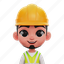 male, worker, construction, person, avatar 