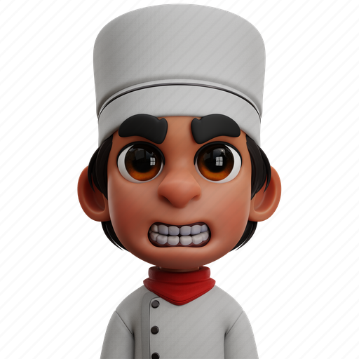 Chef, cooking, man, job, worker, employee, gourmet 3D illustration - Download on Iconfinder