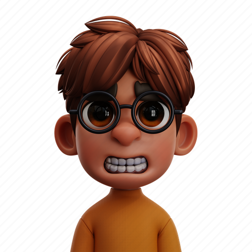 Young, man, boy, people, person, male, avatar 3D illustration - Download on Iconfinder