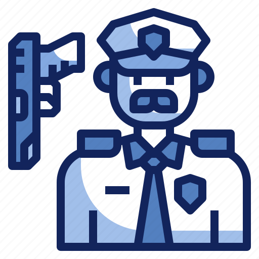 Avatar, character, cop, man, police, policeman, uniform icon - Download on Iconfinder