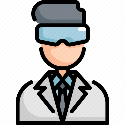 Avatar, laboratory, man, profession, science, scientist, user icon - Download on Iconfinder