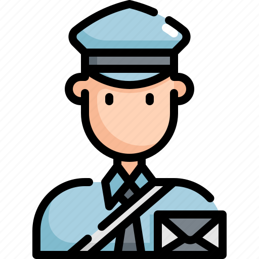 Avatar, letter, man, postman, profession, user icon - Download on Iconfinder