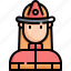 avatar, firefighter, fireman, man, profession, rescue, user 