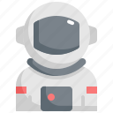 astronaut, avatar, man, profession, space, spaceman, user