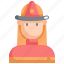 avatar, firefighter, fireman, man, profession, rescue, user 