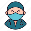 surgeon, profession, workers, people, money, company, avatar 