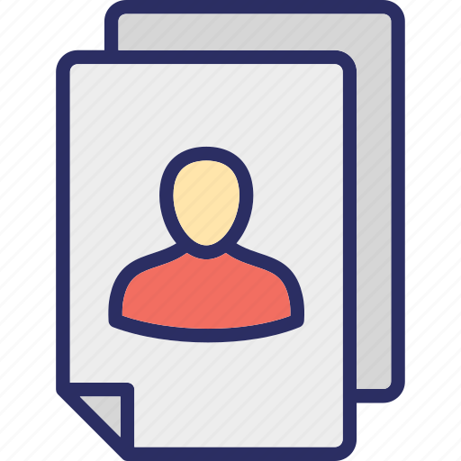 Applicant, biodata, curriculum vitae, cv, life history, resume icon - Download on Iconfinder
