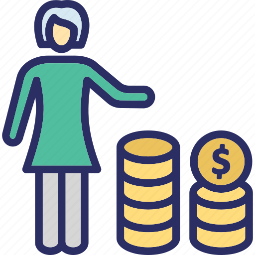 Businessperson, businesswoman, lady financier icon - Download on Iconfinder