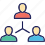 businessmen, businesspeople, connected people, group, staff hierarchy 