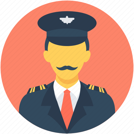 Aircrew, airline pilot, captain, occupation, pilot icon - Download on Iconfinder