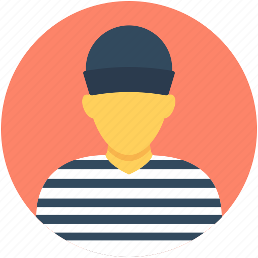 Arrested, inmate, prisoner, robber, thief icon - Download on Iconfinder