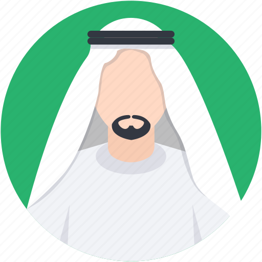Arab man, arabian, kandura, man, muslim icon - Download on Iconfinder