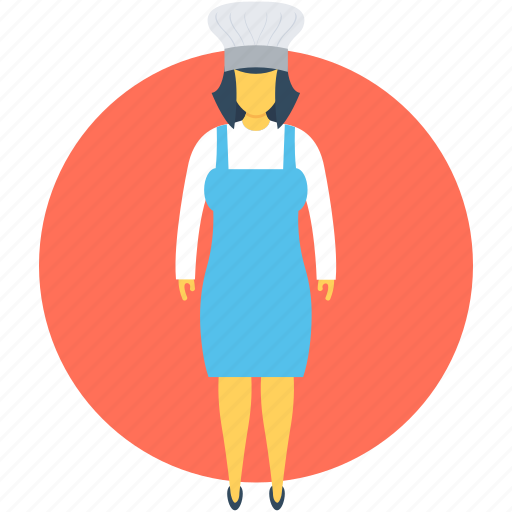Cook, cuisiner, culinary, female chef, woman chef icon - Download on Iconfinder