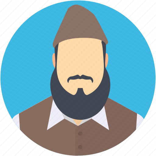 Beard, muslim avatar, muslim scholar, qari, ulema icon - Download on Iconfinder