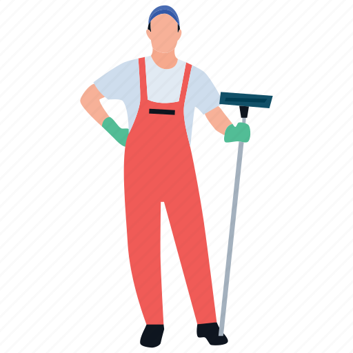 Cleaning services, house cleaning, housekeeping, man cleaning, mopping man icon - Download on Iconfinder