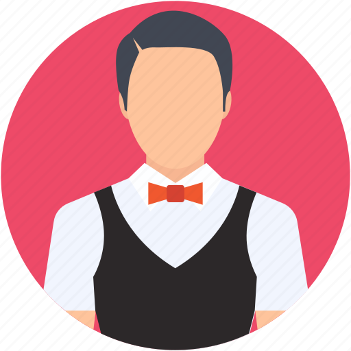 Butler, chauffeur, restaurant servant, waiter, young boy icon - Download on Iconfinder