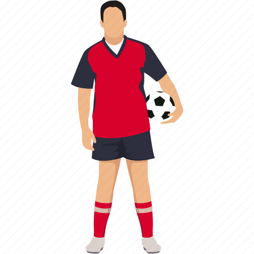 Football player, footballer, game, player, sports, sports person icon - Download on Iconfinder