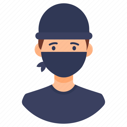Bandit, burglar, criminal, mugger, robber, spy, thief icon - Download on Iconfinder