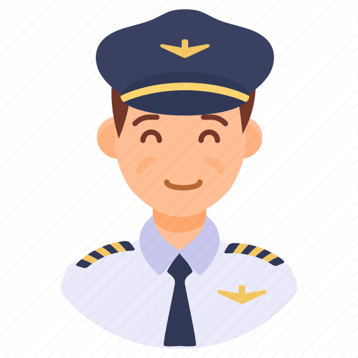 Aircrew, airman, aviator, captain, pilot icon - Download on Iconfinder