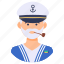 attendant, captain, hostess, mariner, sailor, ship man, yatchman 