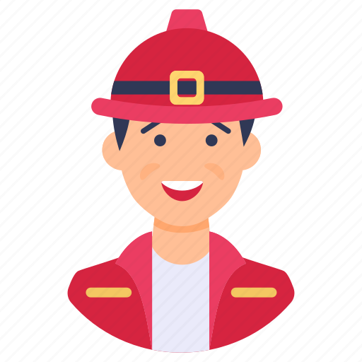 Avatar, fire professional, firefighter, fireman, rescuer icon - Download on Iconfinder