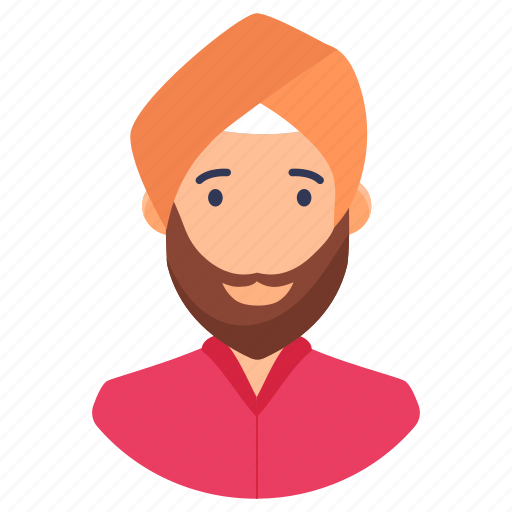 Human, man, masculine, sikh, sikh male, traditional man icon - Download on Iconfinder