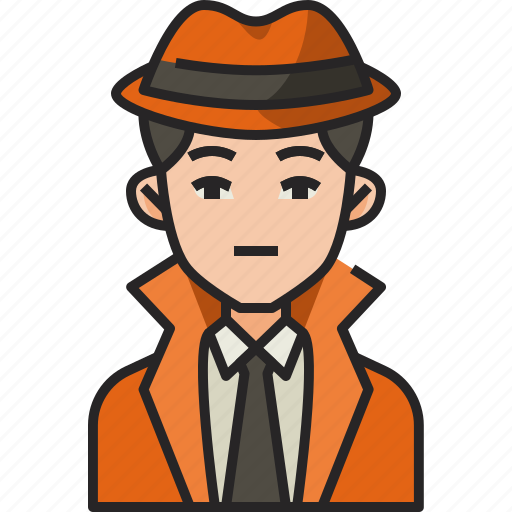Detective, spy, agent, man, crime, investigator, avatar icon - Download on Iconfinder