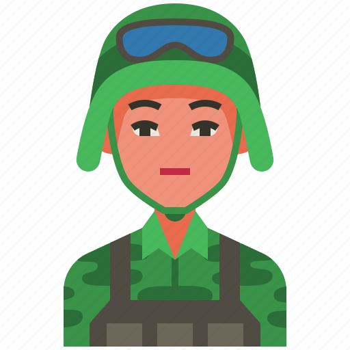 Soldier, army, military, war, weapon, man, avatar icon - Download on Iconfinder