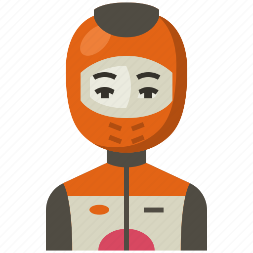 Racer, sport, motorbike, race, athlete, avatar, people icon - Download on Iconfinder