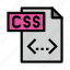 coding, css, document, file, page 