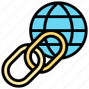 chain, connection, data, global, link