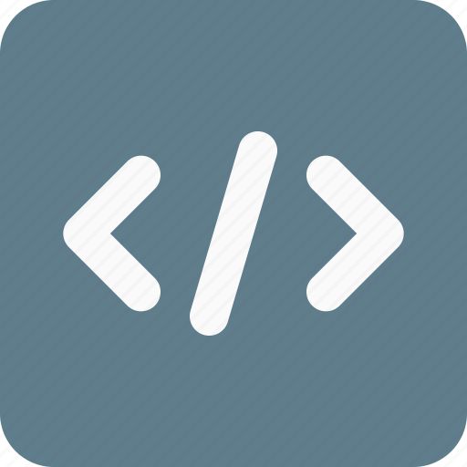 Square, slash, parenthesis, programming icon - Download on Iconfinder