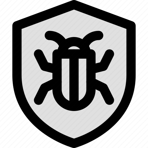 Bug, programming, shield, security icon - Download on Iconfinder