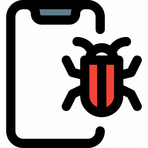 Bug, smartphone, programming, virus icon - Download on Iconfinder