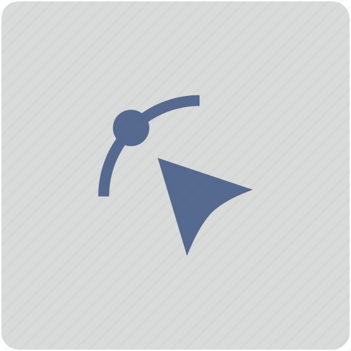 Cursor, curve, dot, form, transform icon - Download on Iconfinder