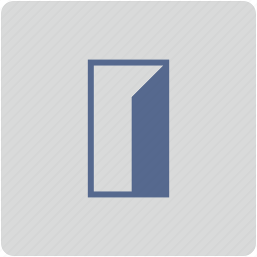 Door, enter, exit, form icon - Download on Iconfinder