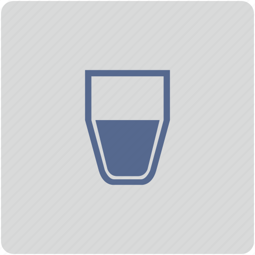 Form, glass, half, water icon - Download on Iconfinder