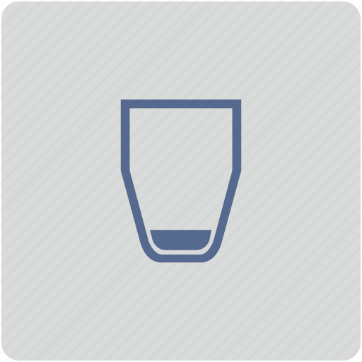Form, glass, level, low, water icon - Download on Iconfinder