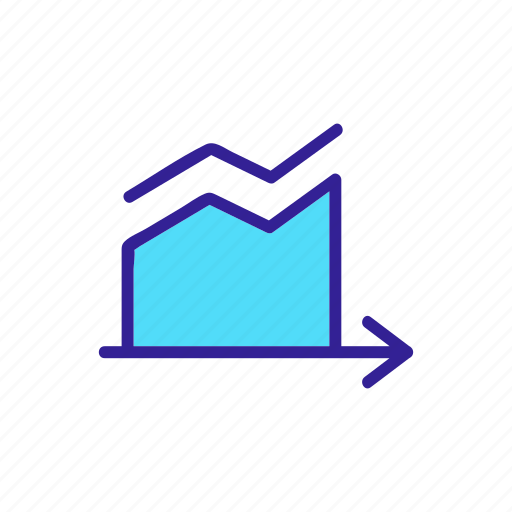 Art, business, chart, contour, growth, progress icon - Download on Iconfinder