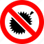 ban, durian, no, prohibition, sign, forbidden, food, banned 